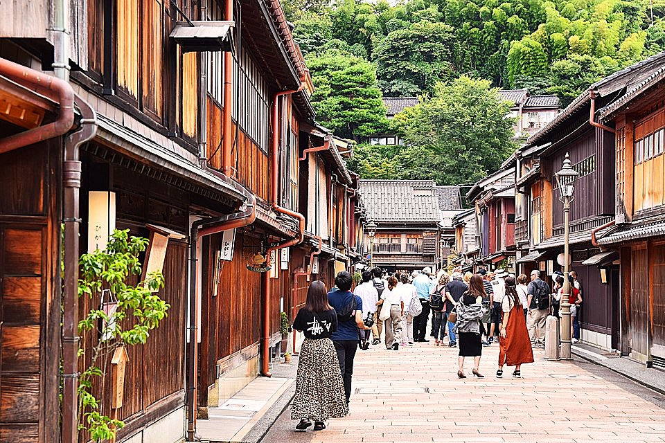 The living geisha charms of Kanazawa City's Higashi Chaya District, capital of Ishikawa Prefecture.