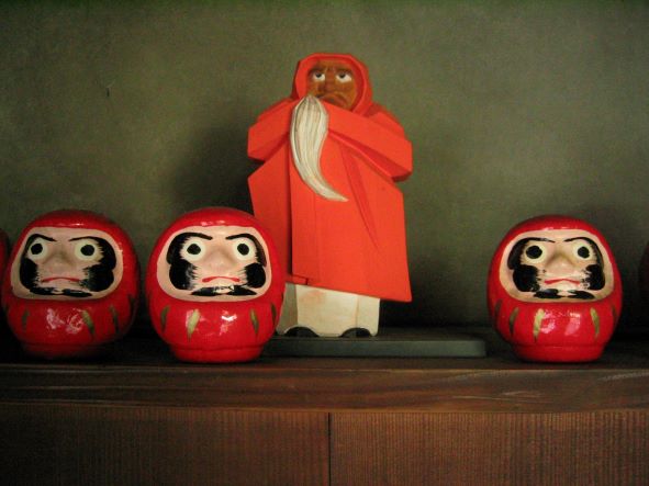 In Japan the Bodhidharma or Dharma dolls are still used to reach goals and dreams.