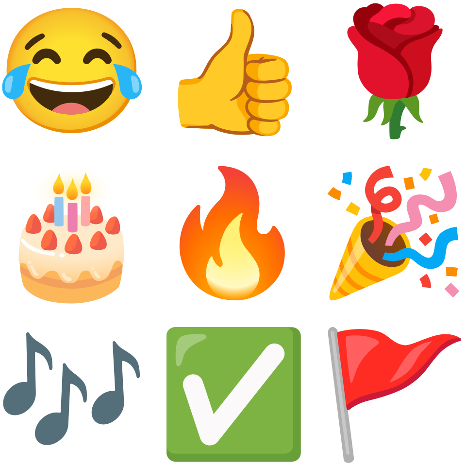 A few popular emoji, which were invented in Japan!