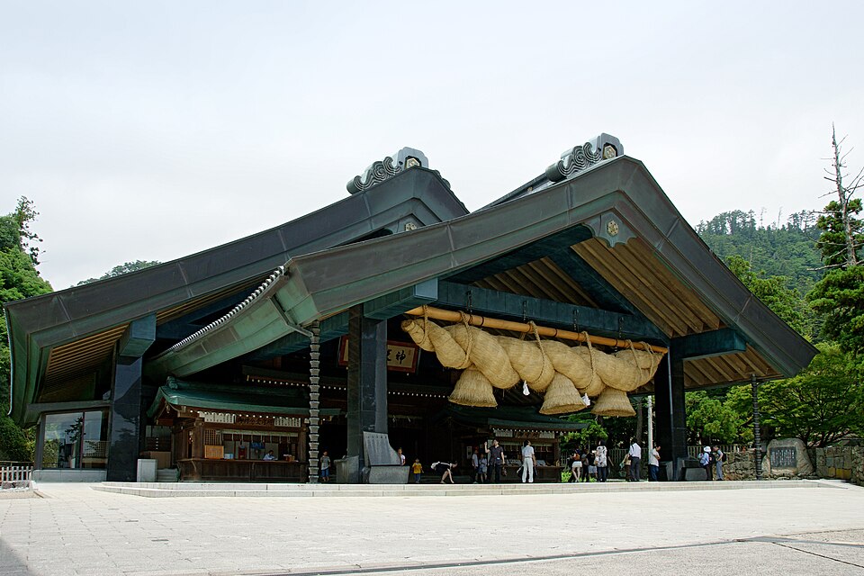 Izumo Grand Shrine in Shimane Prefecture is Japan's second most important Shinto shrine.