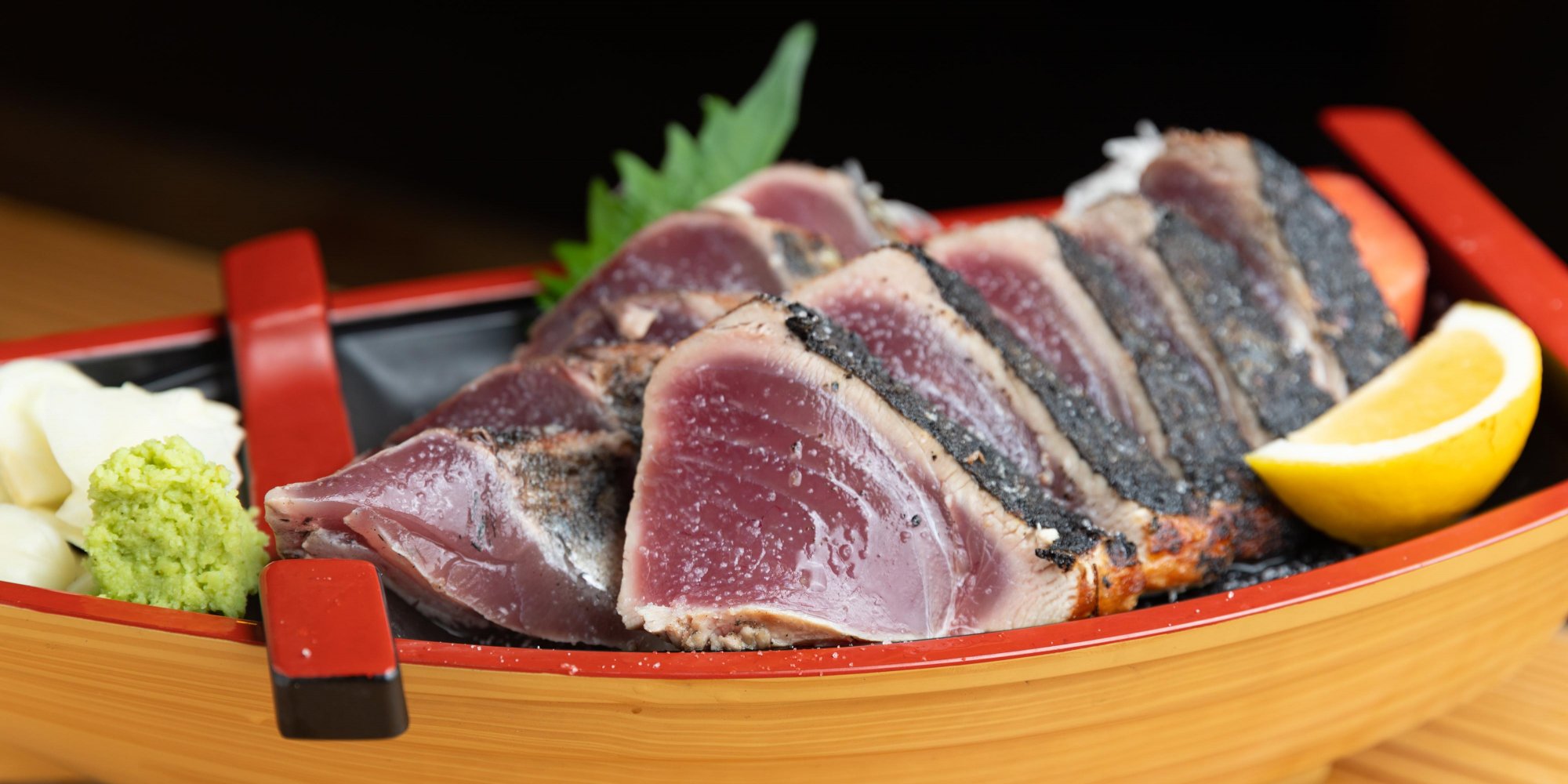 Katsuo bonito tuna eaten raw is the seafood flavor of May in Japan!