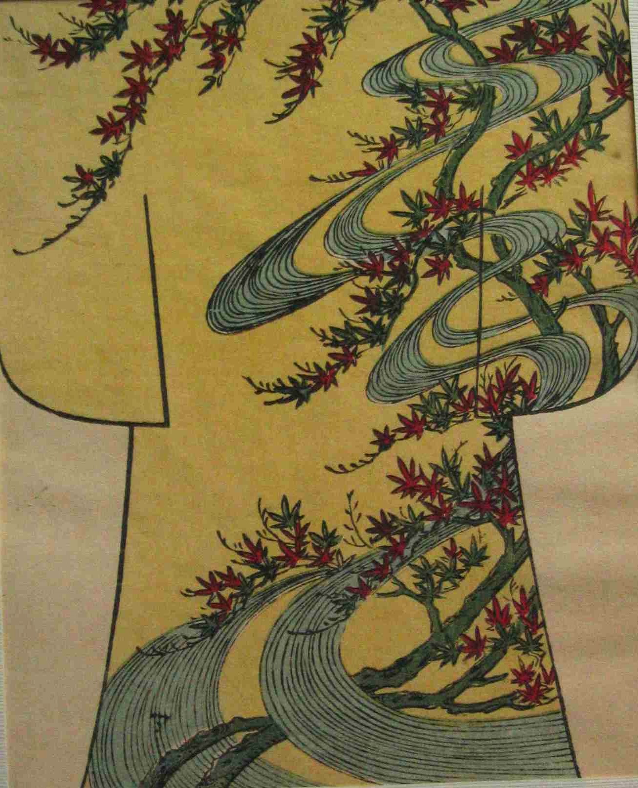 A 1920s Taisho period kimono.