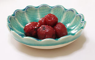 June is the month when ume plums are harvested and made into umeboshi digestive plums and umeshu plum wine.